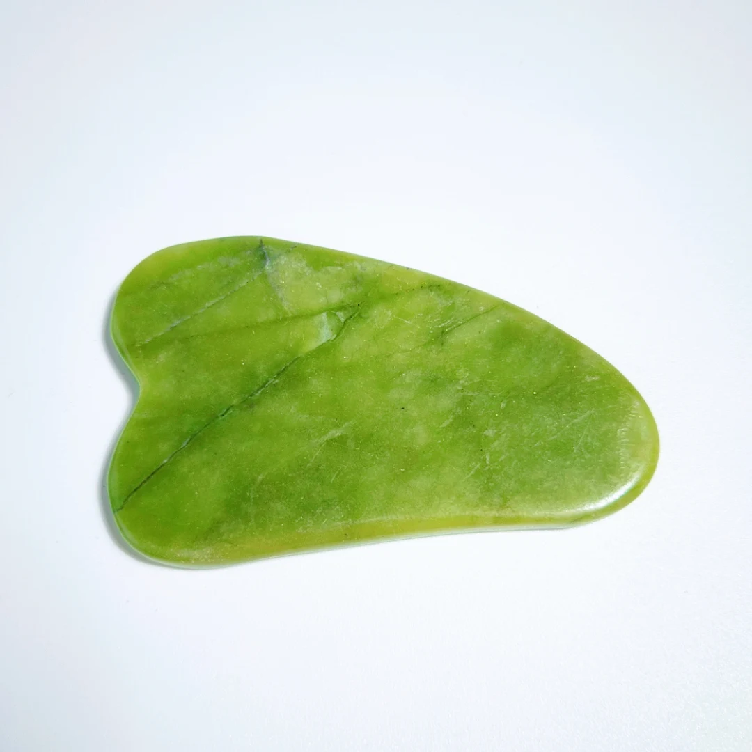 

New product ideas Xiuyan jade facial body massage tool hot guasha stone