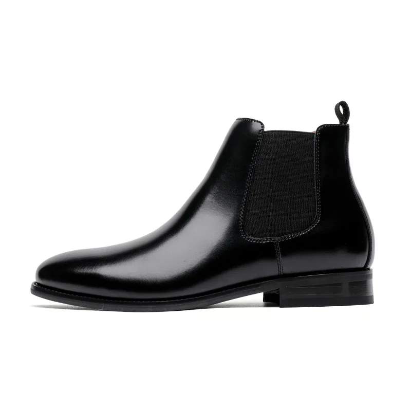 

Men's Chelsea Boots High Quality Classical Genuine Leather Shoes New Arrival Factory wholesale customization, Black / brown