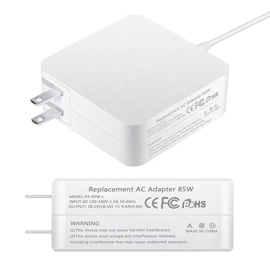 

Factory Hot Sale 18V 4.6A 85W Portable Power Adapter Charger For Macbook Pro With US EU UK Plug, White