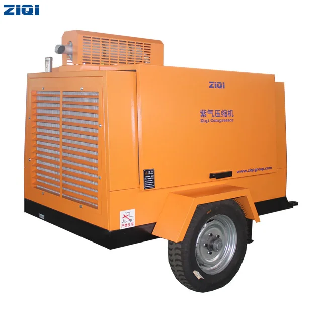 
185cfm air compressor diesel engine mining portable compressor for sale 
