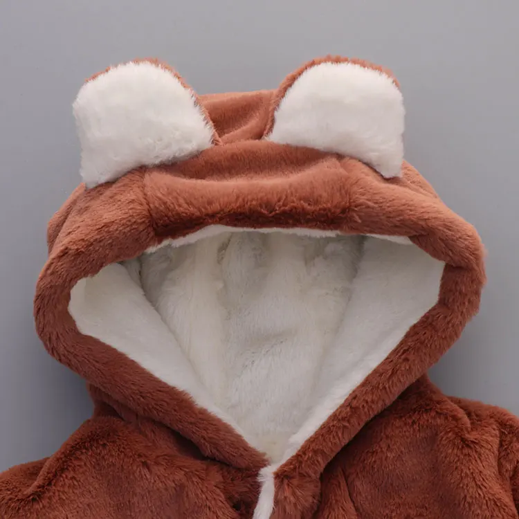 
Cute Artificial Wool Girl Trench On Sale Winter Baby Coat 