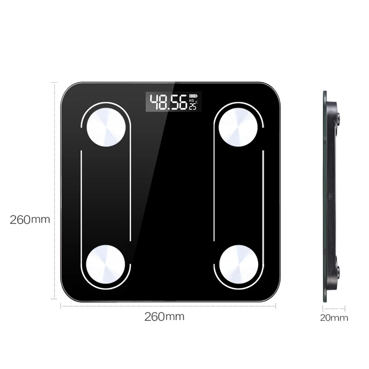 

New develop electric bathroom body weight scale body fat scale, Black/pink/white