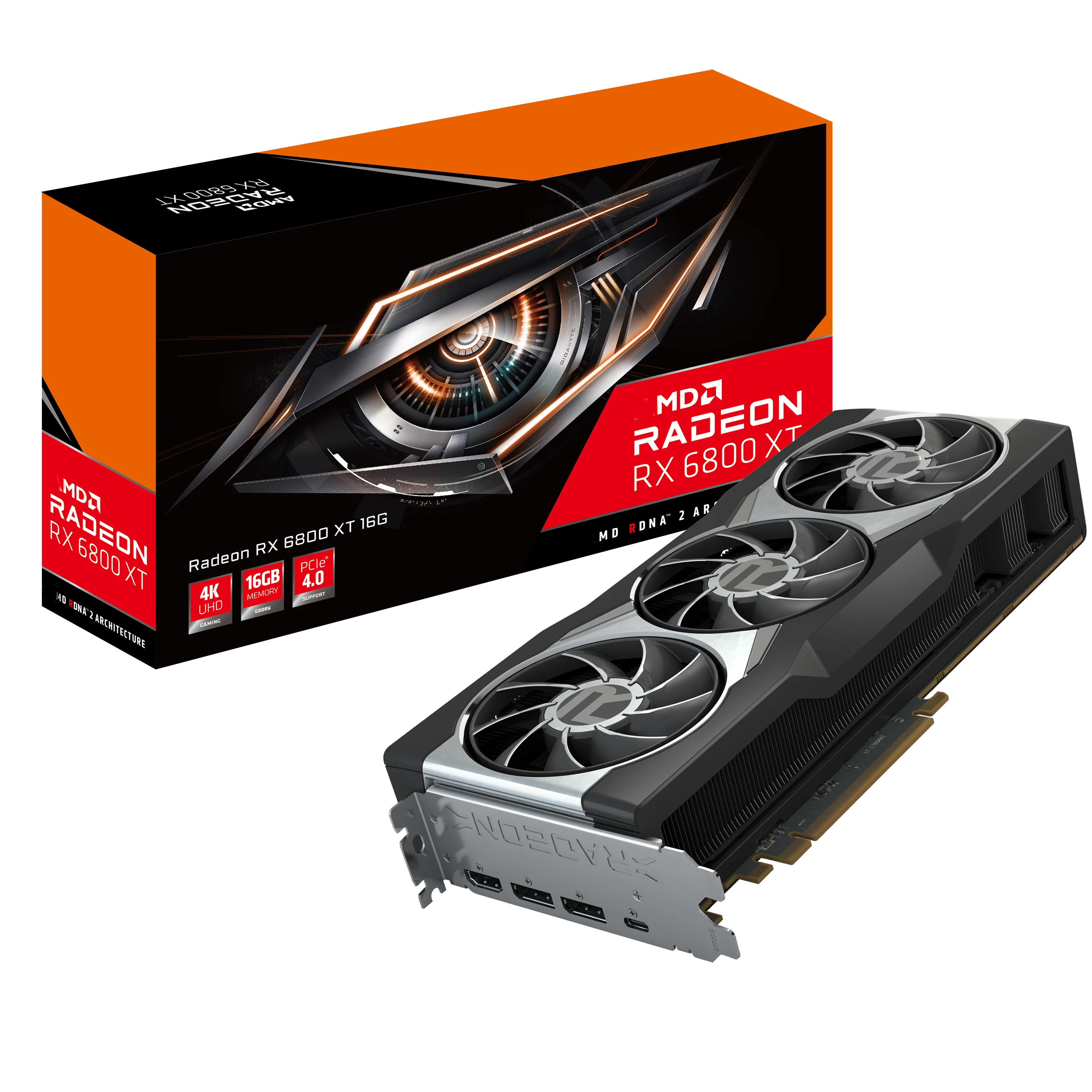 

stock L7 9.5 RX 6800 XT 16G HD graphics cards For Gaming Graphics card RX 6800 XT MASTER TYPE C 16G