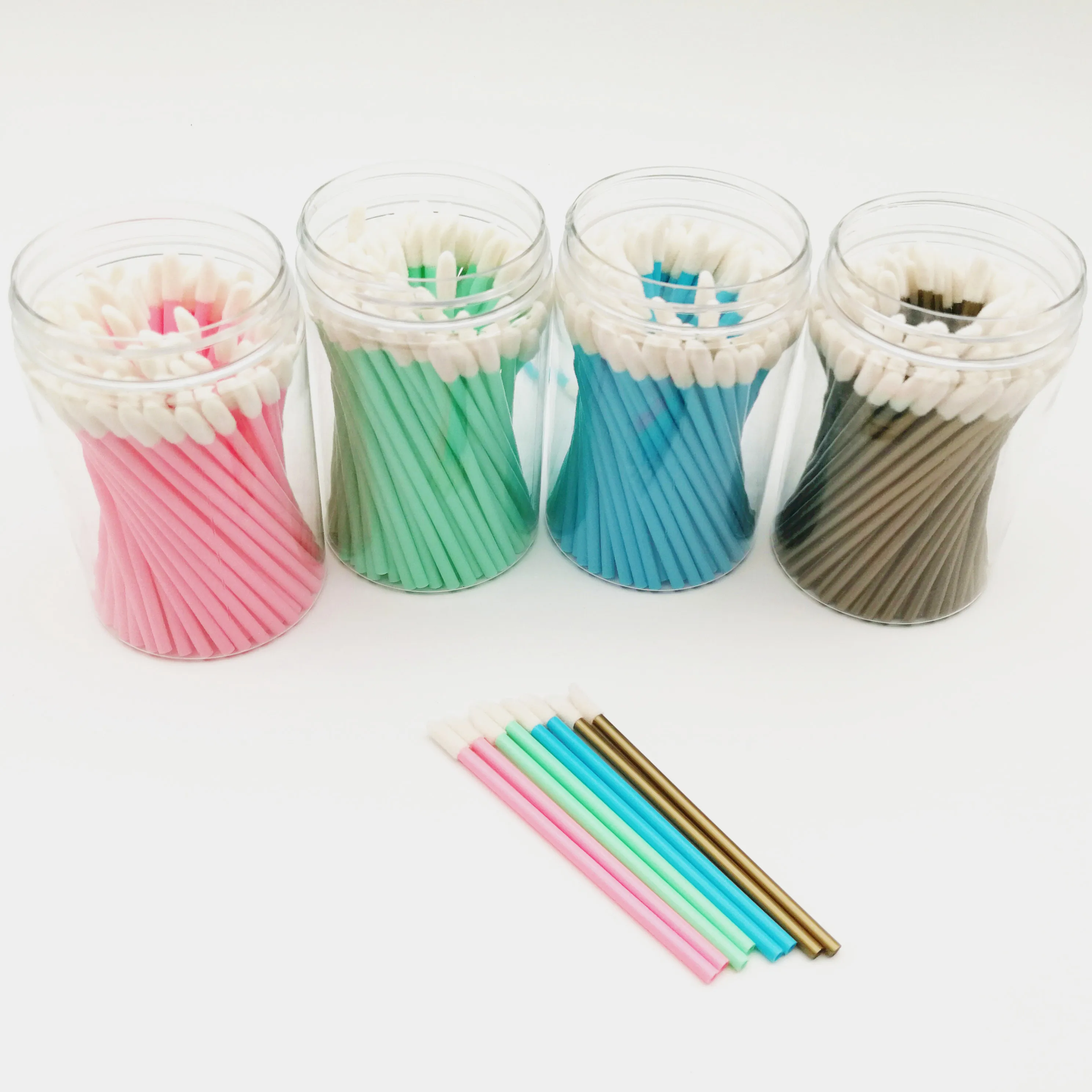 

Disposable lint free lip brush applicator lip brushes, All kinds of wand colors