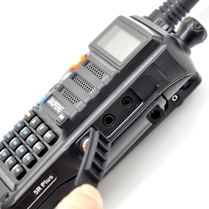 

Dual-band ham radio Baofeng UV-5R Plus mobile two way radio handheld walkie talkie, Black