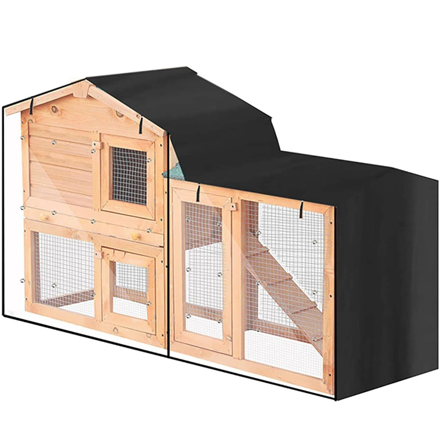 

High Quality OEM 420D Oxford Cloth Waterproof and Dustproof House Covers UV Resistant Pet House Cover Foldable Cage Cover, Customized color/black