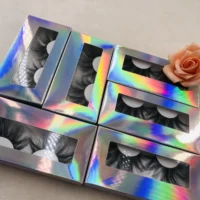 

Make your own eyelash box dramatic long mink 3d lashes wholesale premium quality 25mm eyelashes