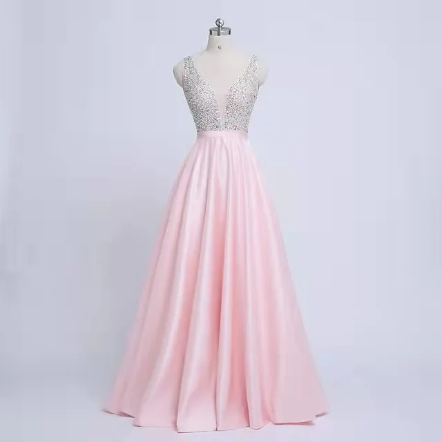 

2021 fashion women sequin prom evening dresses elegant, Blue