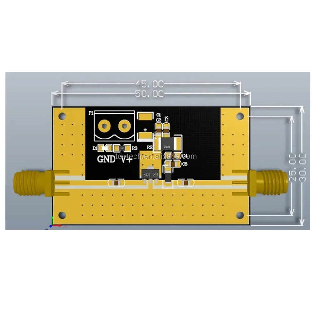 Taidacent 20dbi 50mhz 4000mhz 6ghz Fm Hf Vhf Uhf Ham Radio Signal Rf