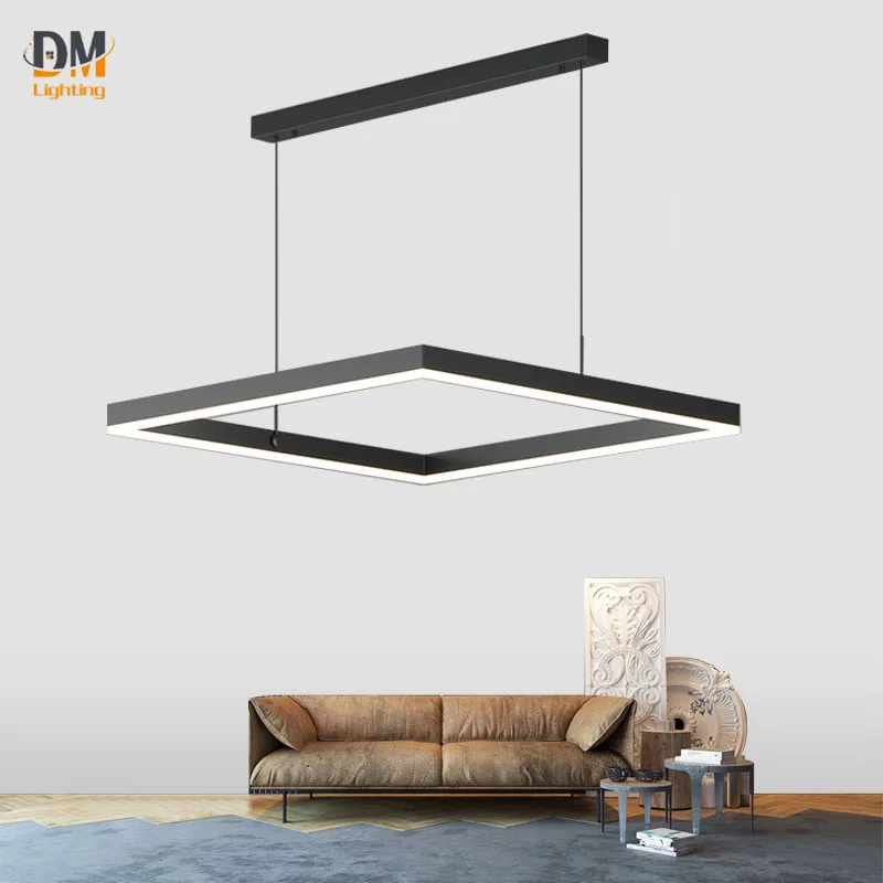 

Modern Contemporary Acrylic Black New Design Lighting Pendant Lamp Chandeliers Ceiling