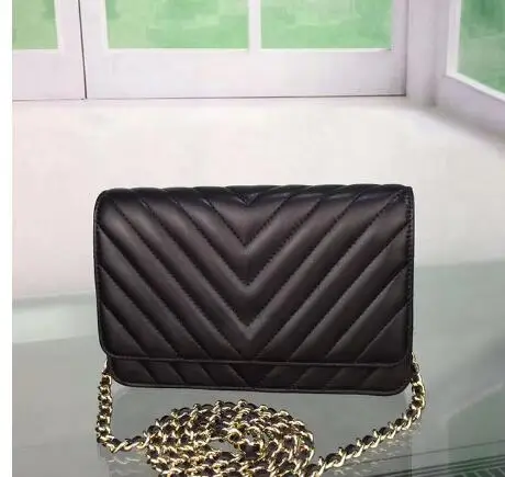 

luxury handbags women lambskin chevron designer purse top quality mini crossbody bags brand flap caviar chain bag woc