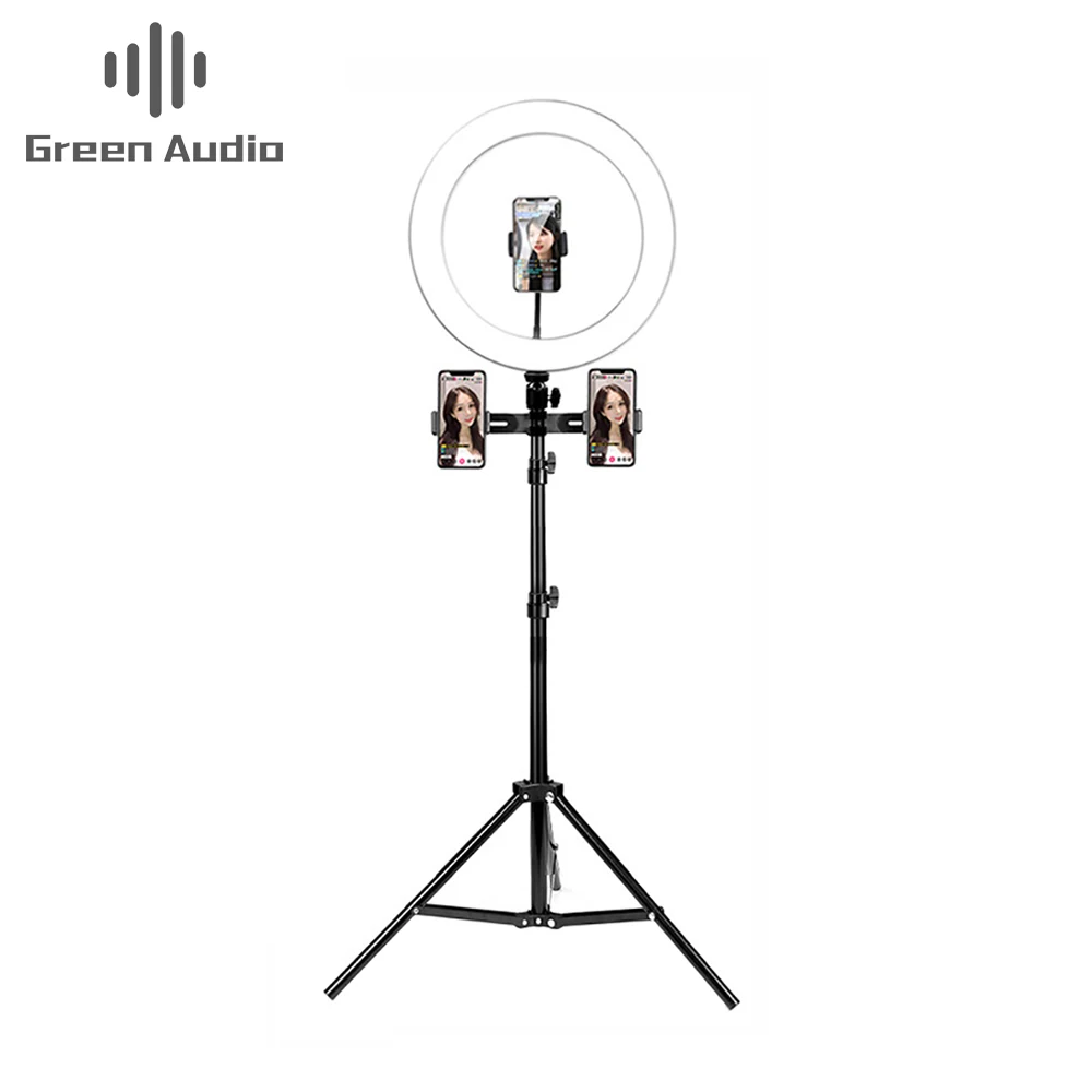 

GAZ-111C Mobile phone tripod live remote control multi-function video shooting stand take selfies tripod clip anchor casting equ, Black