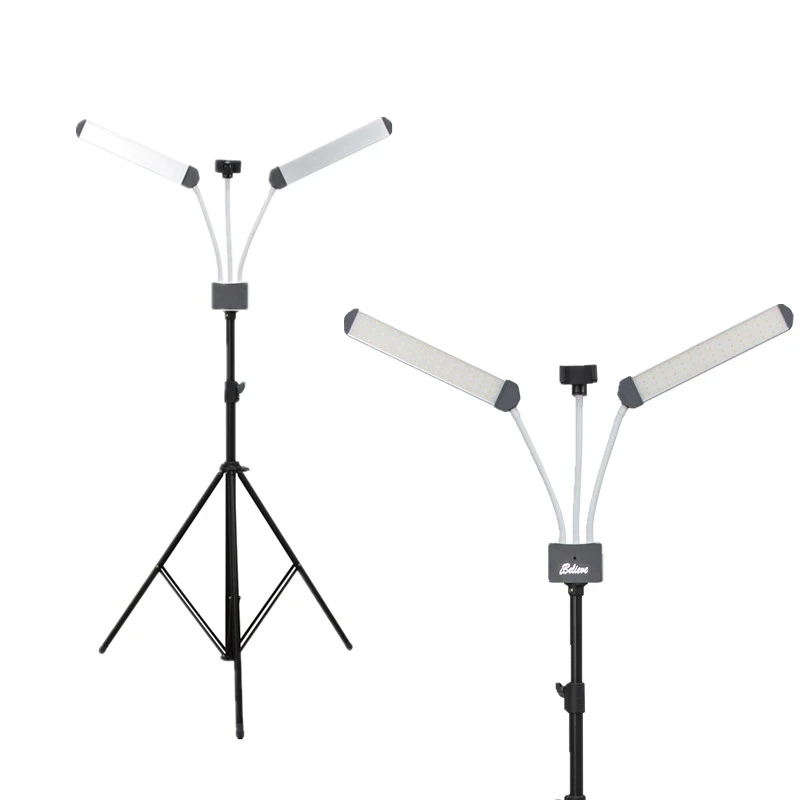 

Double flexible arms eyelash light extension led lamp with remote controlling