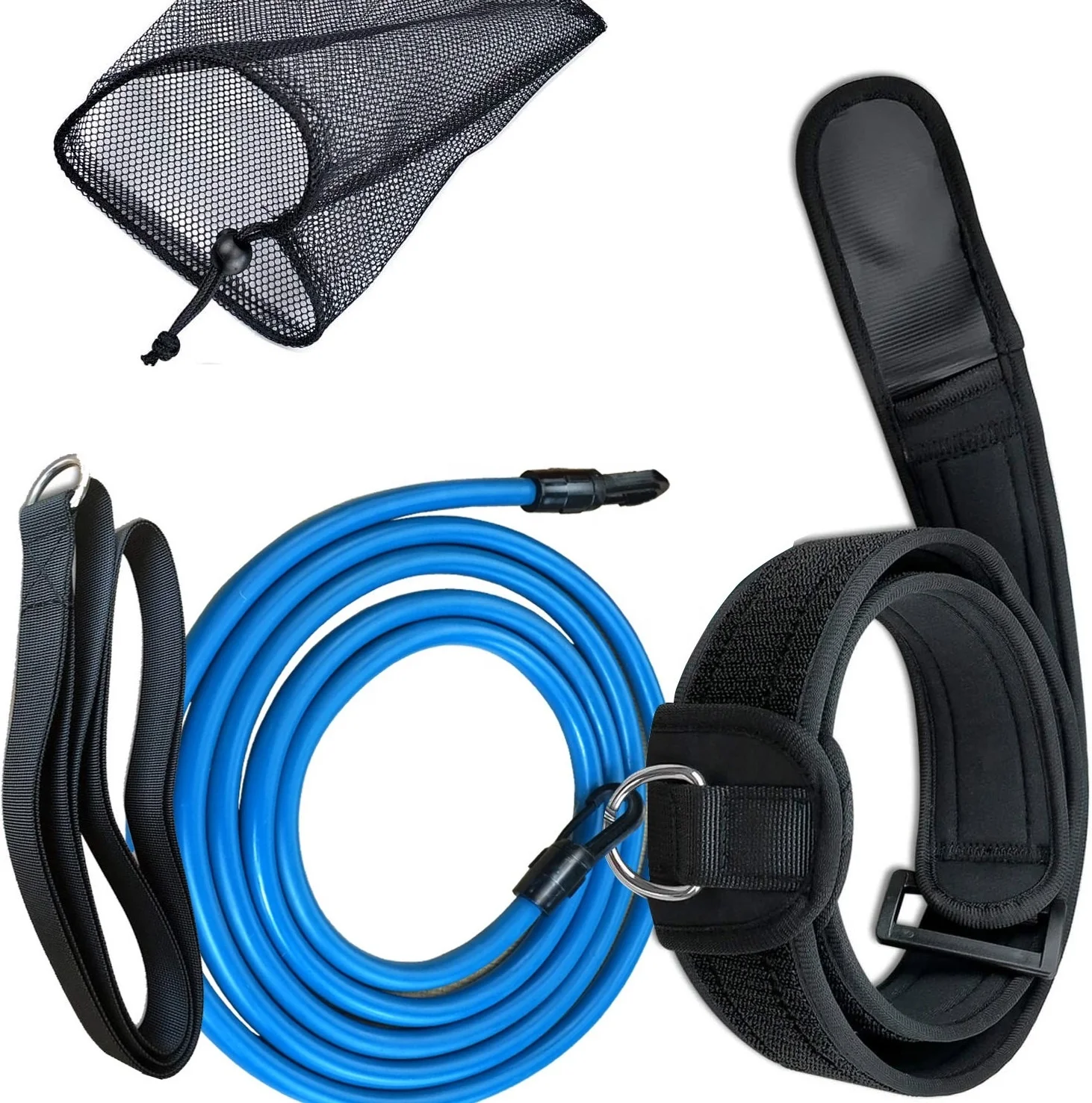 

UCEDER2.2M Swim Tether Stationary Swimming,Swimming training belt, Black