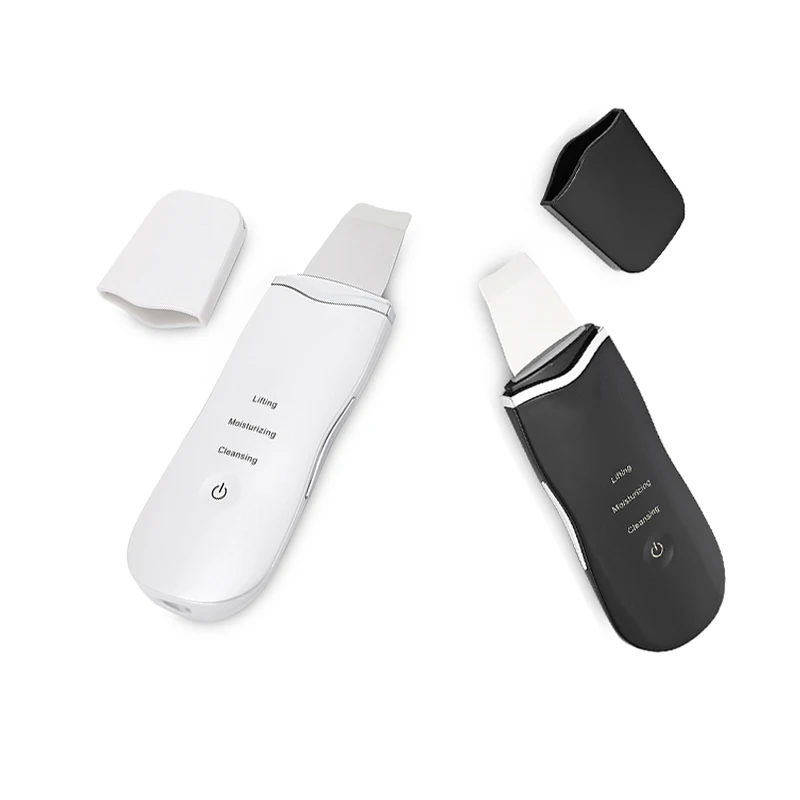 

2019 Skin scrubber ultrasonic facial peeling machine facial beauty skin scrubber ultrasonic, Black/white