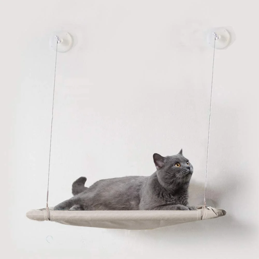 

H05 Amazon window hanging cat bed cushion high quality pet hammock cats, As photos