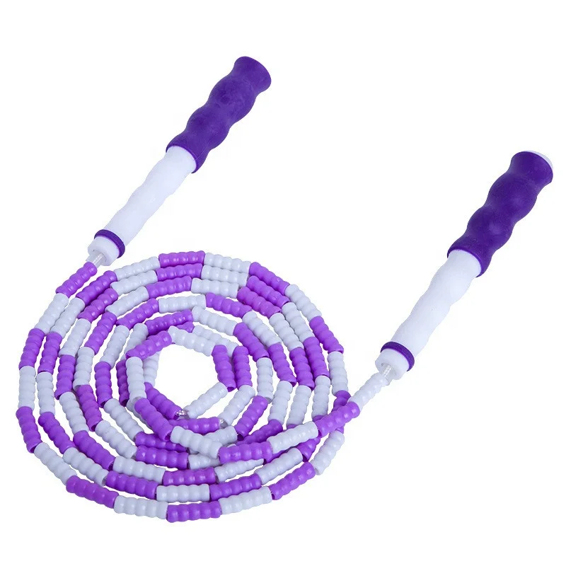 

Popular Adjustable Length Beautiful Soft Equipment Portable Children Skipping Rope, 5 colors