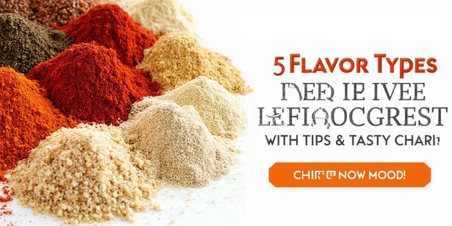 5 flavor types every spice lover needs to master with tips tasty charts