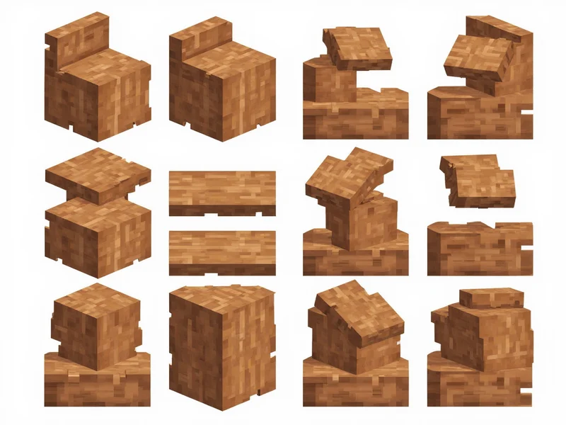 Minecraft wood planks varieties for boat crafting