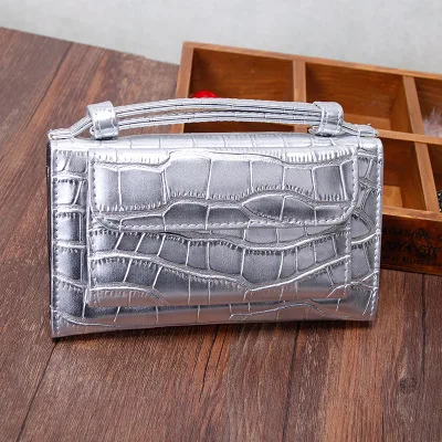 

New Arrival Fashion 2020 Women Stone Pattern Purse Clutch Wallet Pu Leather Credit Card Wallet Lady Shoulder Wallet Bags