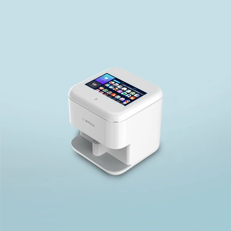 

Special Price Nail Art Designs Finger Nail Printing Mobile Machine with LED Display, White