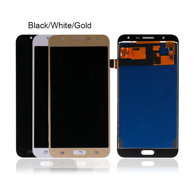 

Mobile Phone LCD J700 Pantalla Touch Screen For Samsung For Galaxy J7 2015 J700F J700M LCD Digitizer Display, Black white gold