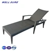 Popular Product Outdoor Outside Furniture Waterproof Chaise Rattan Sun Bed Patio Pool Sun Lounger