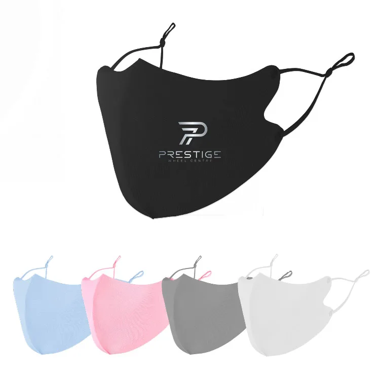 

Low MOQ Cloth Custom Logo Face Maskes Stylish Costume Black Fabric Printed Design Kids Branded Customised Washable Facemask, Multi color