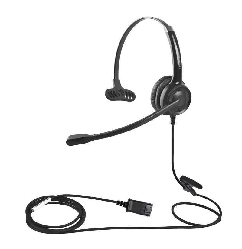 

Beien CS11 DA80 USB QD Noise Cancelling Headset Call Center Quick Disconnect Adaptor Cable With Mic Compatible With Plantronics