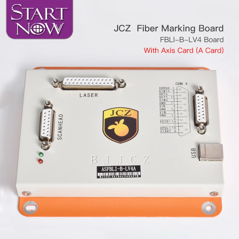 

Startnow JCZ Control Card 1064nm Fiber CO2 YAG UV Laser Marking Machine Board FBLI-B-LV4 LMCV4-DIGIT-M DIGIT Card Ezcard System