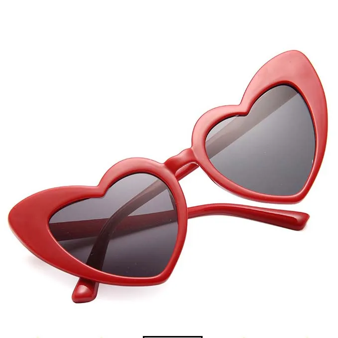 

Heart Shaped Sunglasses Vintage Sunglasses Women Retro Eyeglasses for Party Accessories, 8 colors
