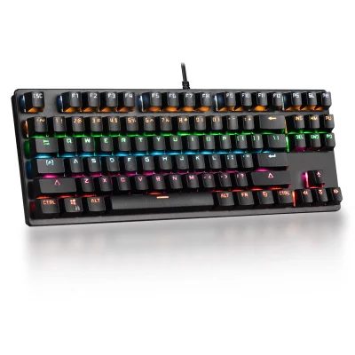 

Cheap Wholesale Mechanical Gaming keyboard for Desktop, Black, white