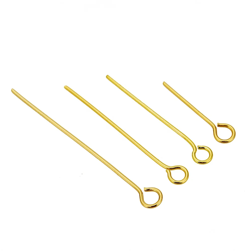 Stainless Steel Gold Color Ear Pins Hooks DIY Earrings Findings for Handmade Crafts Jewelry Making