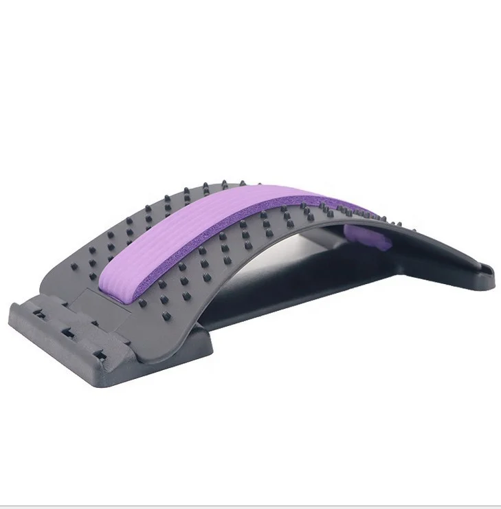 

3 Levels Adjustable Magnetic Back Massager for Lower and Upper Lumbar Back Stretcher, Purple,blue,purple,red,etc