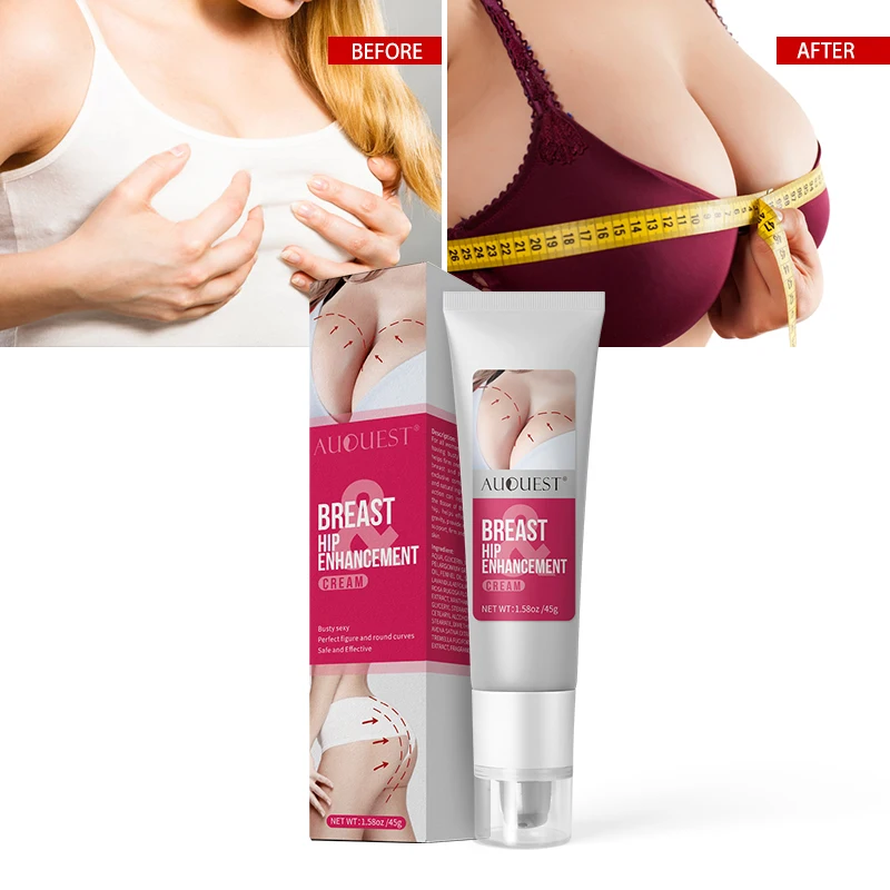 

Breast butt and hip enhancement cream OEM brand 100% Natural Breast enlargement cream Bigger Size Enhancer Cream, White