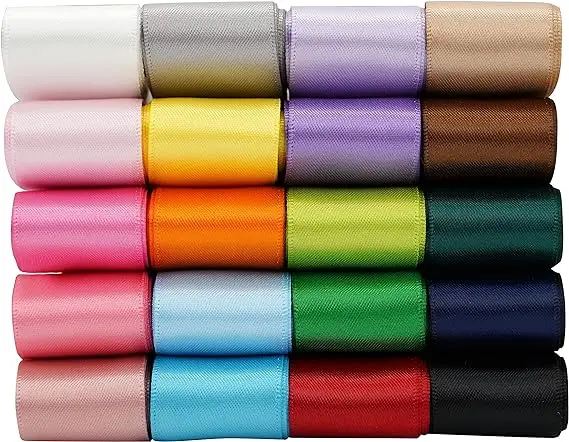 3Mm-100Mm Satin Ribbon Handmade Grosgrain Ribbons Flowers 1/8Inch to 4Inch Width Stock for Sale