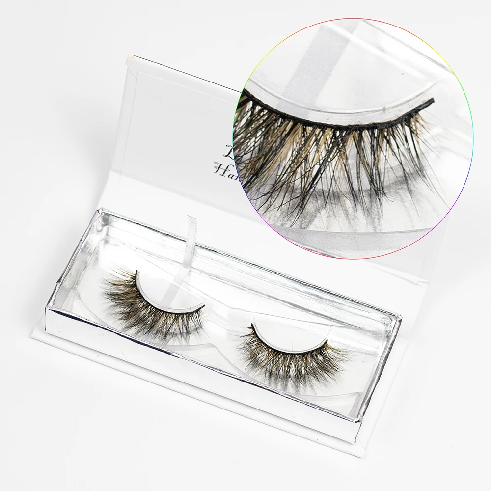 

XC02 Beautiful Colorful 3d Mink Lashes