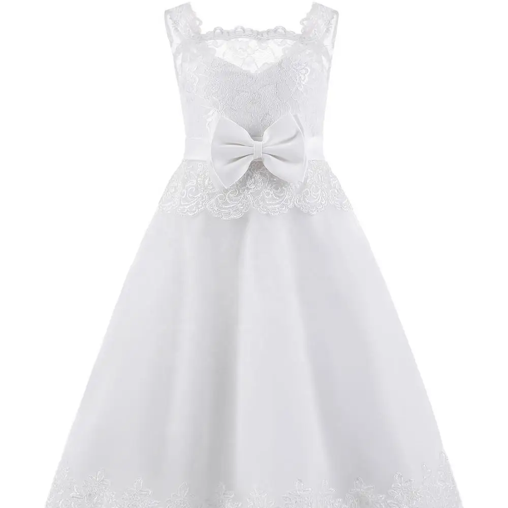 
beautiful first communion dresses for girls 2-12 years white little girls ball gown dresses 2018 full length flower girls dress 