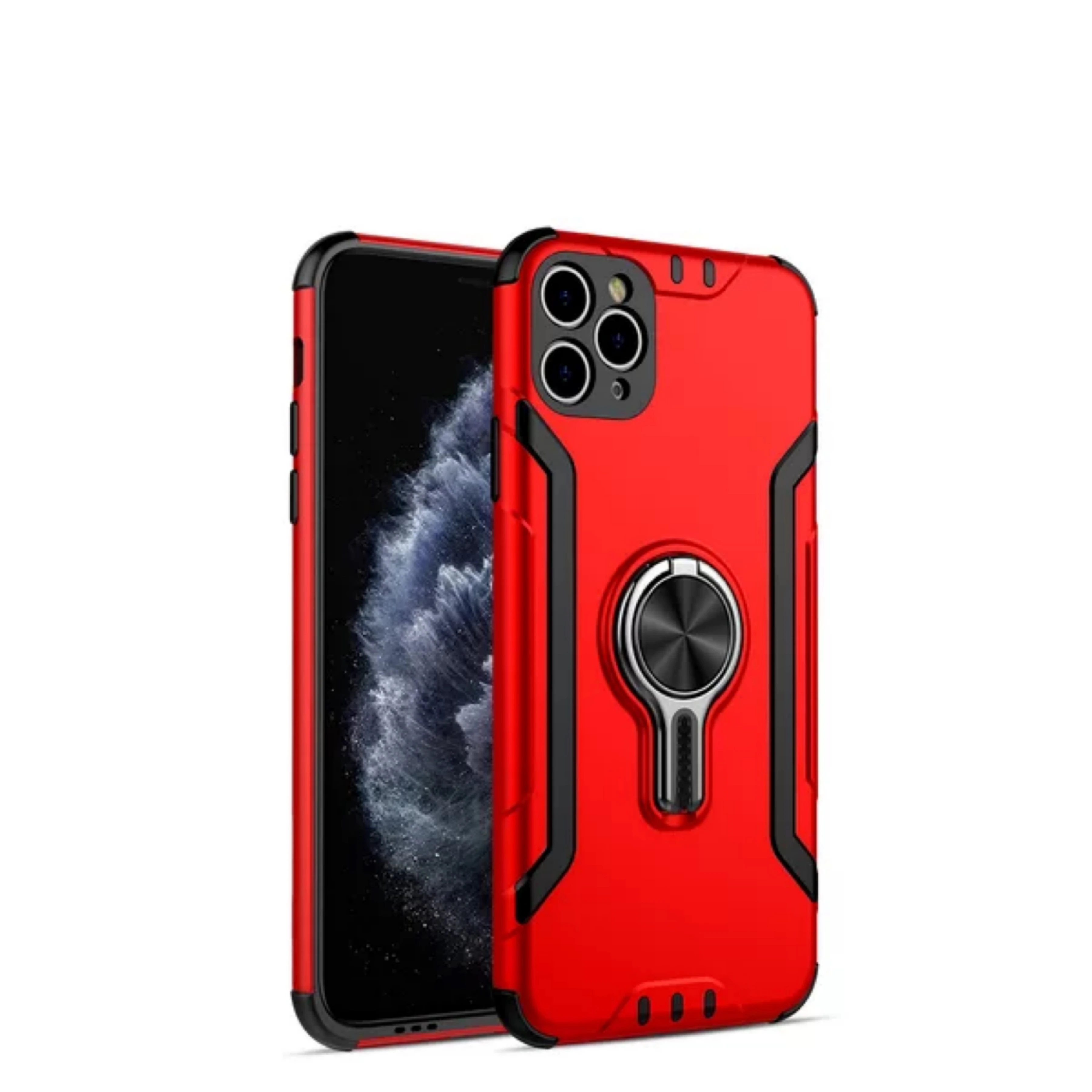 

Factory direct anti-drop ring bracket two-in-one protective cover for iPhone Samsung Huawei mobile phone case