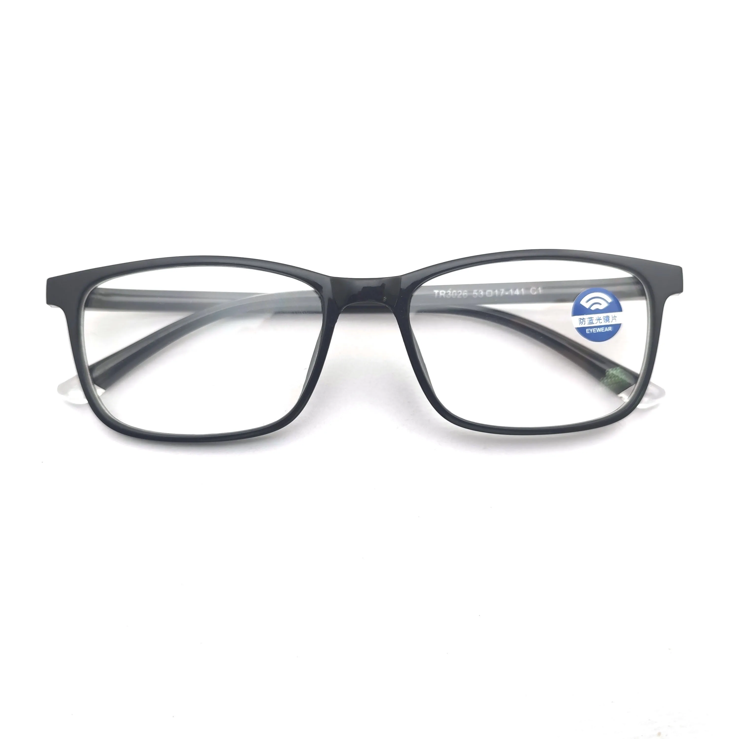 

classic eye glasses custom logo colorful clear lens blue light blocking mens glasses