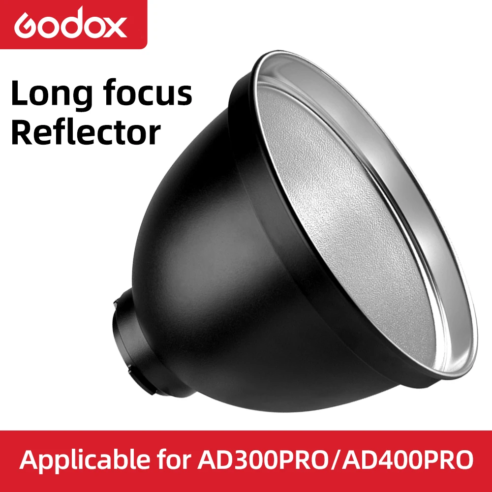 

inlighttech Godox AD-R12 Long Focus Reflector AD300PRO AD400Pro Dedicated Accessories - Godox Mount, Silver