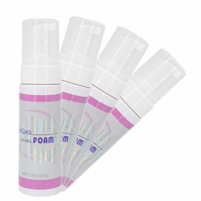 

ODM/OEM Private Label Foam Hair Styling Mousse for Curly Hair Product Free Sample, White bottle