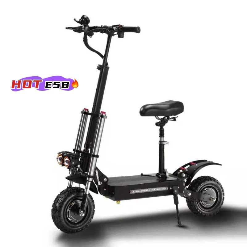 

powerful foldable three gears 60v 6000w 35Ah dual motor 11 inch tires two wheels foldable electric adult scooter for adults