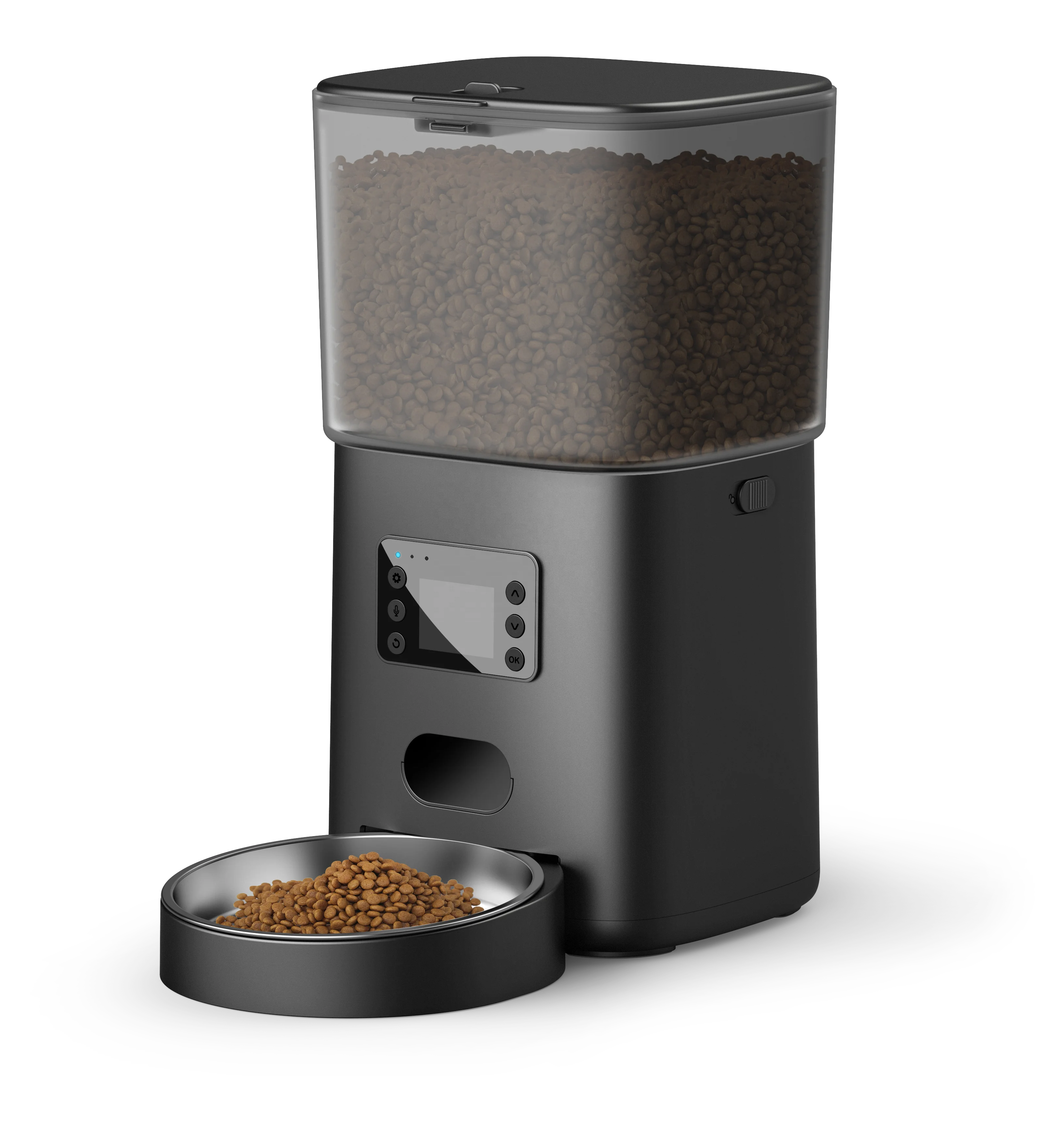 

Smart Pressure Automatic Pet Feeder Dog Cat Food Dispenser Station Bowl Timer Dish 6L cat smart feeder