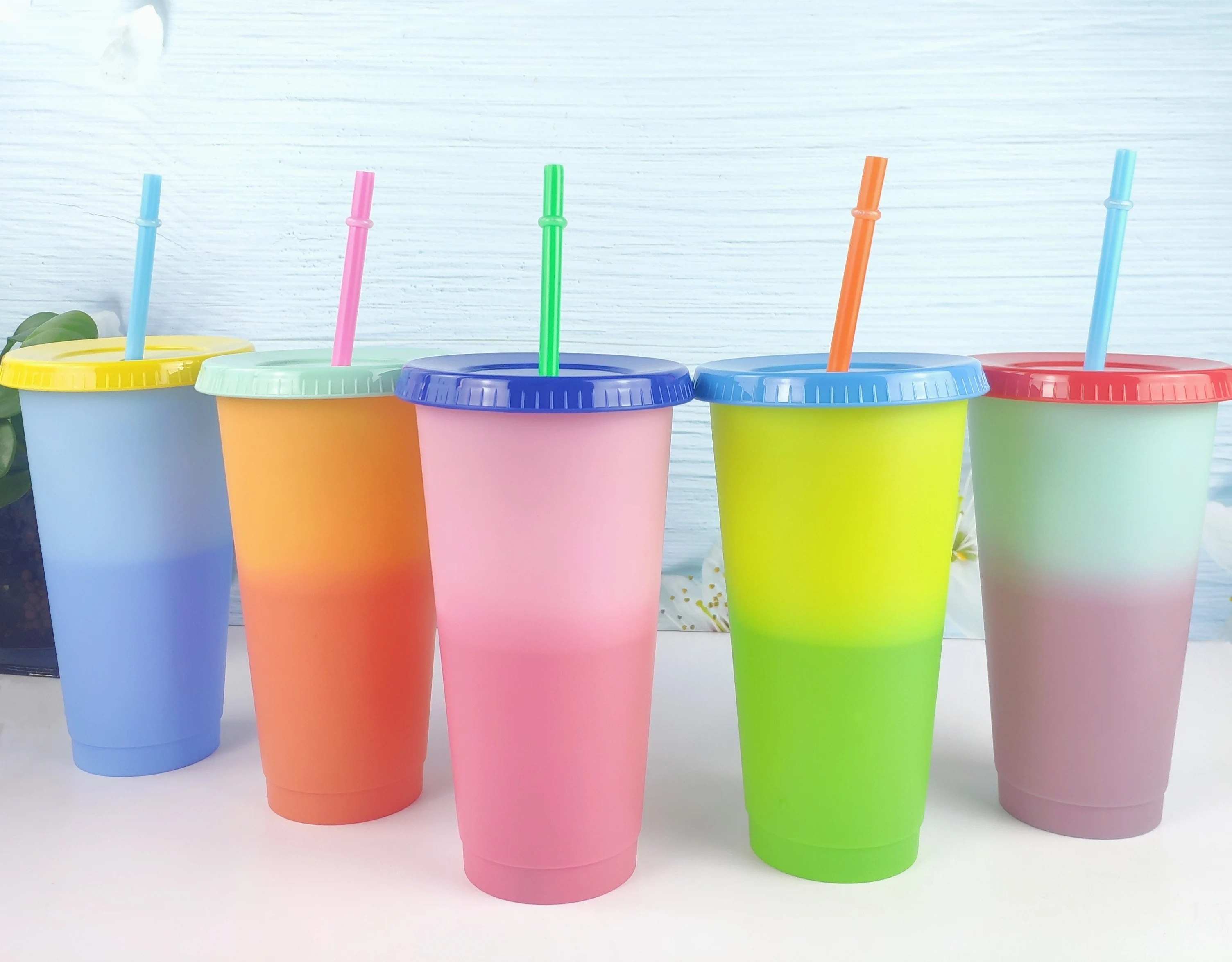 

color changing tumbler color changing tumbler 710ml&480ml plastic cup