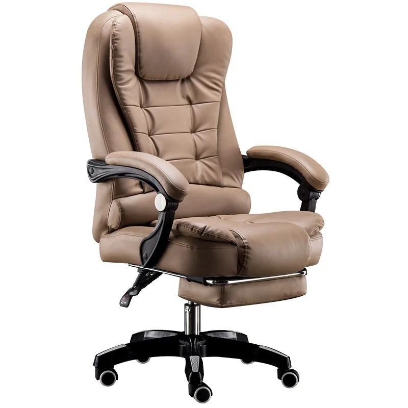 
Factory Directly Big and Tall Brown PU Office Chair Ergomic Executive Chair 