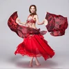 Customize 1.8m Performance Dance Props Belly Dance High-grade Pure Silk Fan Veil