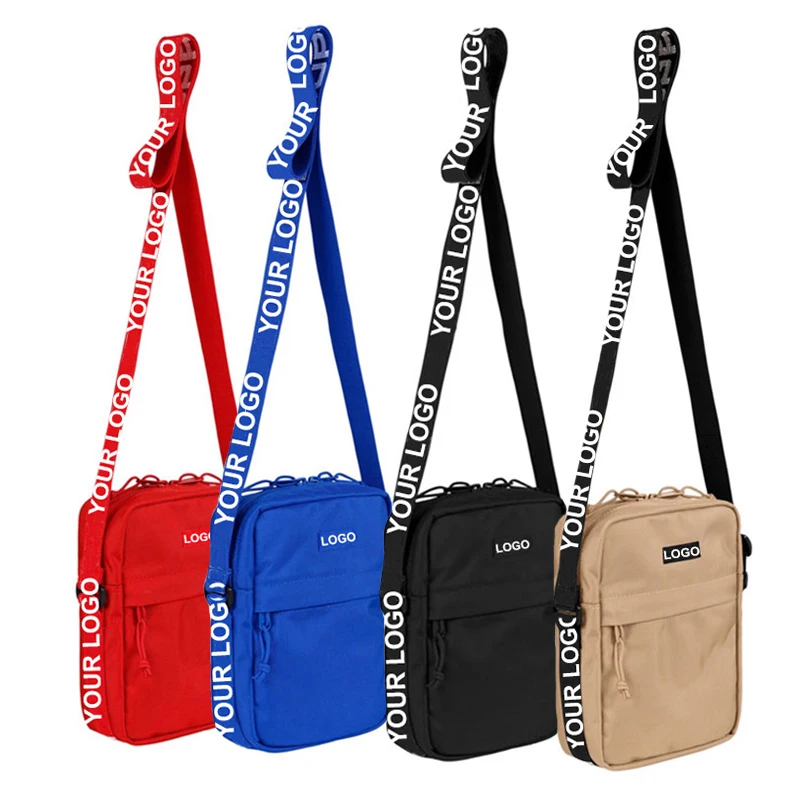 

Wholesale small sling messenger bag men bags shoulder custom crossbody bag, Customized