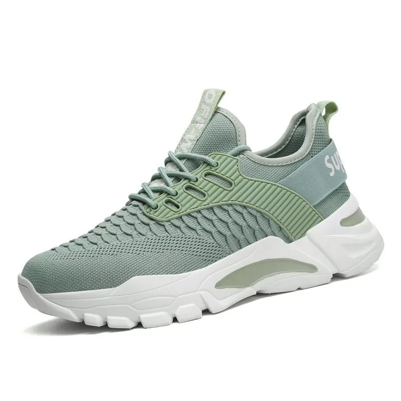 

mesh shoes black chunky men's dad shoe green shoe for men, Customized color