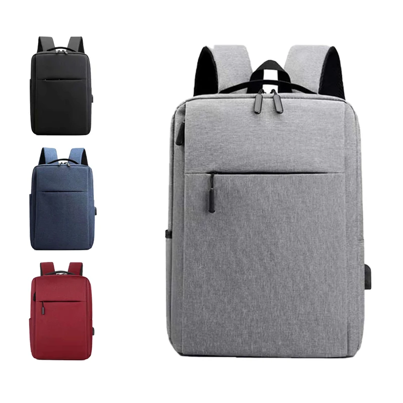 

Ready to Ship large capacity water-proof Business Backpack 2022 Fashion New Arrival Laptop Bag with USB-Charging, Blue black red grey
